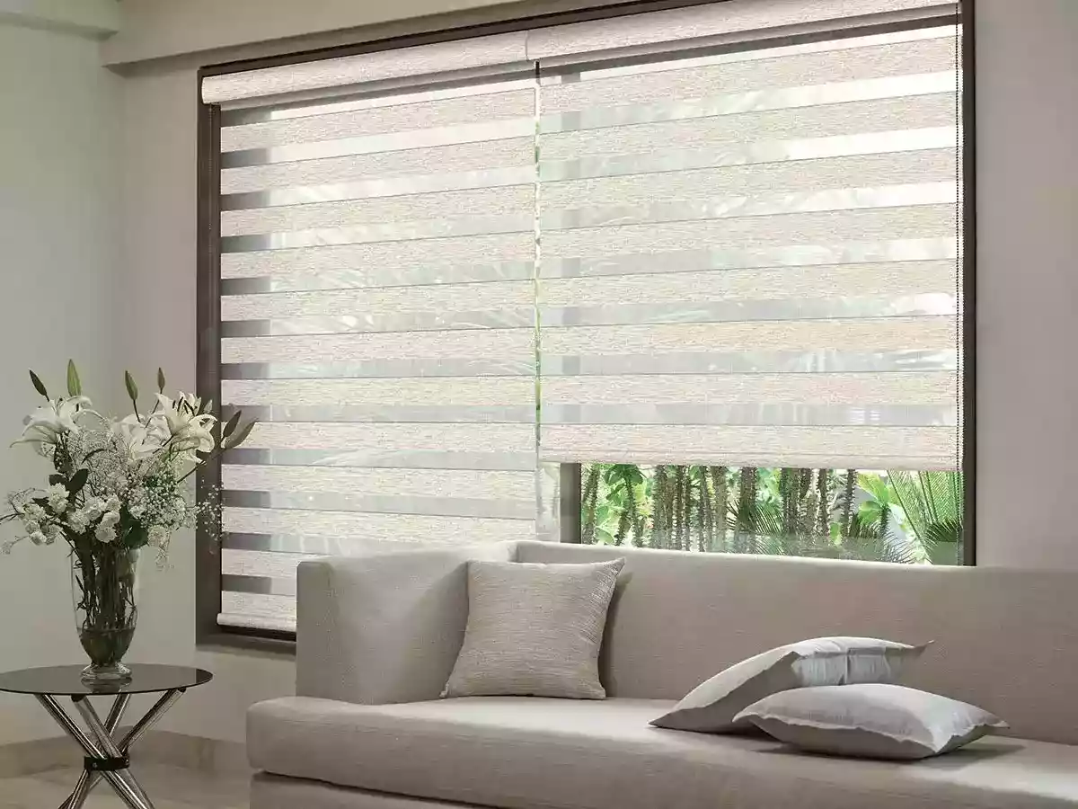 Glitter Gold Duplex Blinds