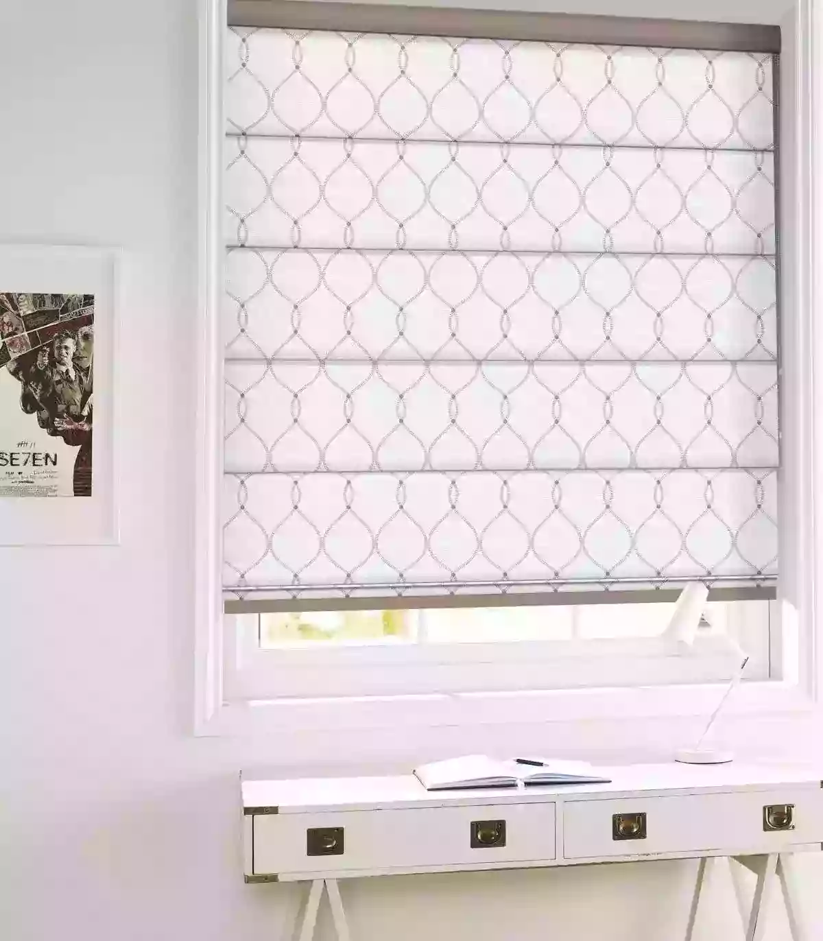 Levi alabaster romex blinds